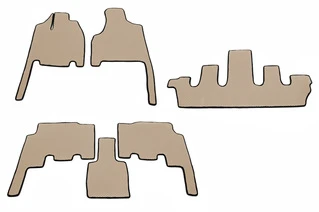 Килимки (3 ряди, EVA, бежеві) для Chrysler Voyager 2001-2007 рр