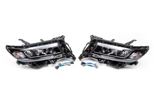 Передня оптика LED (2017-2025, 2 шт) для Toyota Land Cruiser Prado 150
