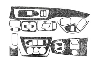Накладки на панель (Meric) Карбон для Mitsubishi Lancer 9 2004-2008 рр