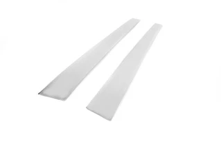 Накладки на стійки (2 шт, нерж) для Renault Megane II 2004-2009 рр