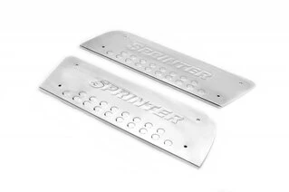 Накладки на внутрішні пороги OmsaLine (нерж.) 2 шт, OmsaLine - Італійська нержавійка для Mercedes Sprinter W906 2006-2018 рр