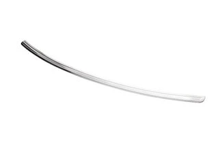 Накладки на задній бампер OmsaLine (нерж.) Мат, Стандартна база для Nissan Qashqai 2010-2014рр