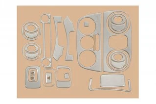 Накладки на панель Алюміній для Peugeot Bipper