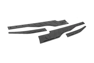 Верхні молдинги дверей (4 шт, ABS) для Fiat Fullback 2016- рр