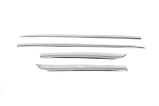 Молдинг дверний (4 шт, нерж) для Renault Sandero 2013-2022 рр