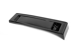 Підставка під номер (пластик) Чорний мат для Mitsubishi Lancer X 2008- рр