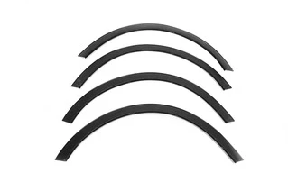 Накладки на арки (4 шт, чорні) для Fiat Bravo 2008- рр