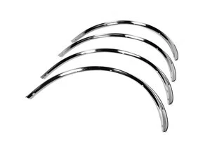 Накладки на арки (4 шт, нерж) для Ауди A6 C5 2001-2004 рр