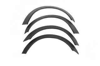 Накладки на арки (4 шт, чорні) для Opel Astra F 1991-1998 рр