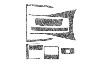 Накладки на панель (1999-2003) Титан для Opel Omega B рр