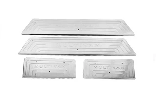 Накладки на внутрішні пороги OmsaLine (нерж) 4 дверей, Multivan для Volkswagen T5 2010-2015 рр