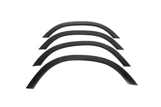 Накладки на арки (4 шт., чорні ABS) для Renault Duster 2008-2017 рр