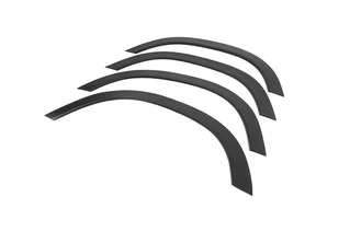 Накладки на арки (4 шт., чорні ABS) для Renault Duster 2008-2017 рр