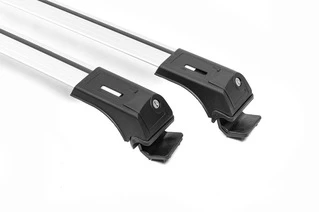 Перемички на рейлінги Skybar V1 (2 шт) Сірий для Renault Duster 2018-2024 рр