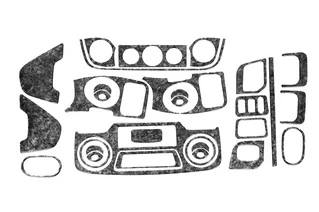 Накладки на панель (велика комплектація) Титан для Opel Movano 2010-2021 рр