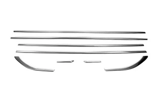 Нижня окантовка вікон (8 шт, нерж) для Ford Mondeo 2014-2022 рр