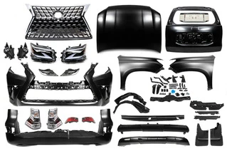 Комплект рестайлінгу в Lexus GX460 2020 року для Toyota Land Cruiser Prado 150