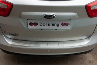 Накладка на задній бампер OmsaLine (нерж.) для Ford C-Max/Grand C-Max 2010-2019 рр