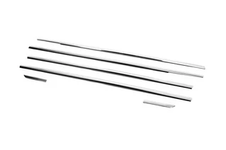Молдинги для скла (6 шт, нерж.) для Fiat Bravo 2008- рр