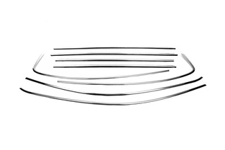 Повна окантовка вікон (нерж) Sedan/HB (4 штуки) для Fiat Tipo 2016- рр