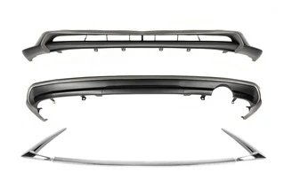 Передня і задня накладки (2013-2023, 2 шт) для Lexus GX460