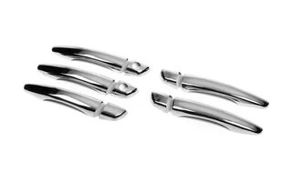 Накладки на ручки (нерж) 4 шт, OmsaLine - Італійська нержавійка для Toyota Proace