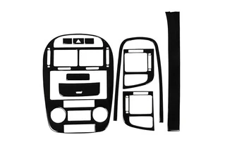 Накладки на панель 2006-2009 Алюміній, клімат для Kia Cerato 1 рр