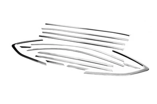 Повна окантовка вікон (14 шт, нерж) для Hyundai Tucson TL 2016-2021рр