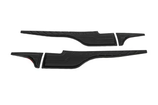 Молдинг на верх дверей (4 шт, ABS) для Toyota Hilux 2015- рр