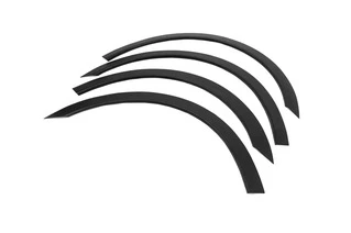 Накладки на арки 2008-2012 (4 шт, чорні, ABS-пластик) для Volkswagen Passat СС 2008- рр