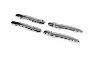 Накладки на ручки (4 шт, нерж) для Hyundai Tucson JM 2004- рр