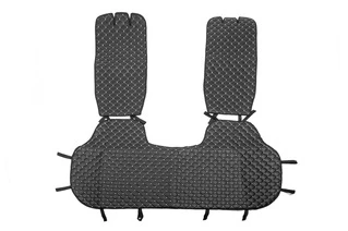 Накидки на задні сидіння ECO (к-т, Чорний з сірою ниткою)