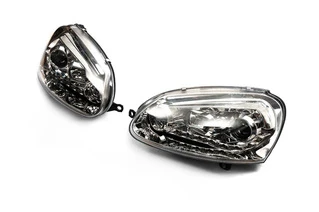 Передня оптика з LED вогнями Silver (2 шт) для Volkswagen Golf 5