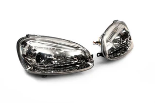 Передня оптика з LED вогнями Silver (2 шт) для Volkswagen Golf 5