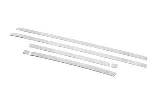 Молдинг дверний Carmos (4 шт, нерж.) Carmos, Стандартна база для Nissan Qashqai 2007-2010 рр