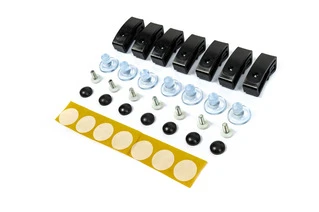 Кріплення дефлектору капоту (7 штук, EuroCap)