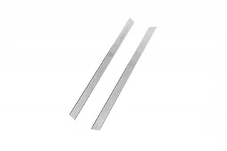 Молдинг вертикальний на кватирку (2 шт., нерж.) Carmos - Турецька сталь для Ford Connect 2006-2009 рр