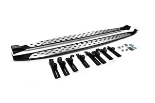 Бокові пороги OEM-V2 (2 шт., алюміній) для Ford Kuga/Escape 2013-2019 рр