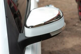 Накладки на дзеркала (2 шт., нерж.) OmsaLine - Італійська нержавійка для Ford Focus II 2008-2011 рр