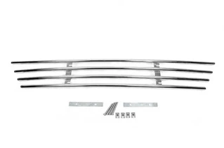 Решітка в бампер (нерж) для Volkswagen Amarok 2010-2022 рр