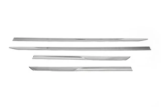 Накладки на дверний молдинг (нерж) Carmos - Турецька сталь для Renault Clio V 2019- рр