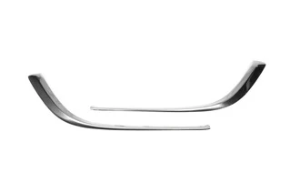 Накладки на противотуманки (2 шт., нерж) 2013-2017, Carmos для Opel Astra J рр