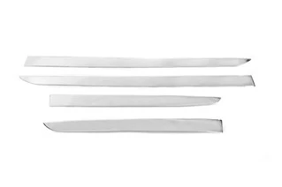 Накладки на молдинг дверей (нерж.) OmsaLine - Італійська нержавійка для Peugeot Partner/Rifter 2019- рр