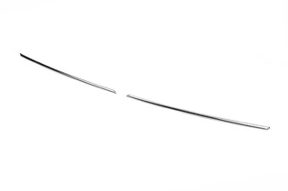 Накладки на решітку (2 шт) OmsaLine - Італійська нержавейка для Renault Clio V 2019- рр