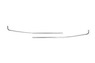 Окантовка стекол (2 шт, нерж) для Ford Courier 2014-2023 рр