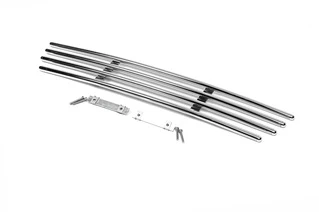 Решітка в бампер (нерж) для Volkswagen Crafter 2006-2016 рр