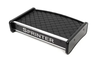 Полиця на панель (2000-2006, Чорна з чорною ниткою) CDI для Mercedes Sprinter W901/902/903/904/905 рр