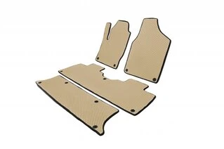 Килимки EVA (3 ряди, бежеві) для Ford Galaxy 1995-2006 рр