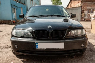 Накладка на капот тип-B (2 шт, ABS)