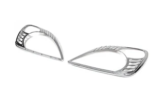 Накладки на фари (2 шт., пласт) для Honda CRV 1996-2001 рр